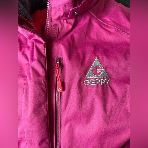 GERRY Winter Coat Women Ski Quilted Insulated Pink/ Burgundy Size XL Zip Up - Picture 5 of 16